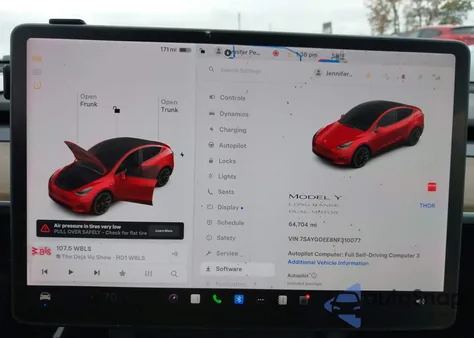2022 Tesla Model Y Long Range Dual Motor All-Wheel Drive from USA, damaged, VIN 7SAYGDEE8NF310077